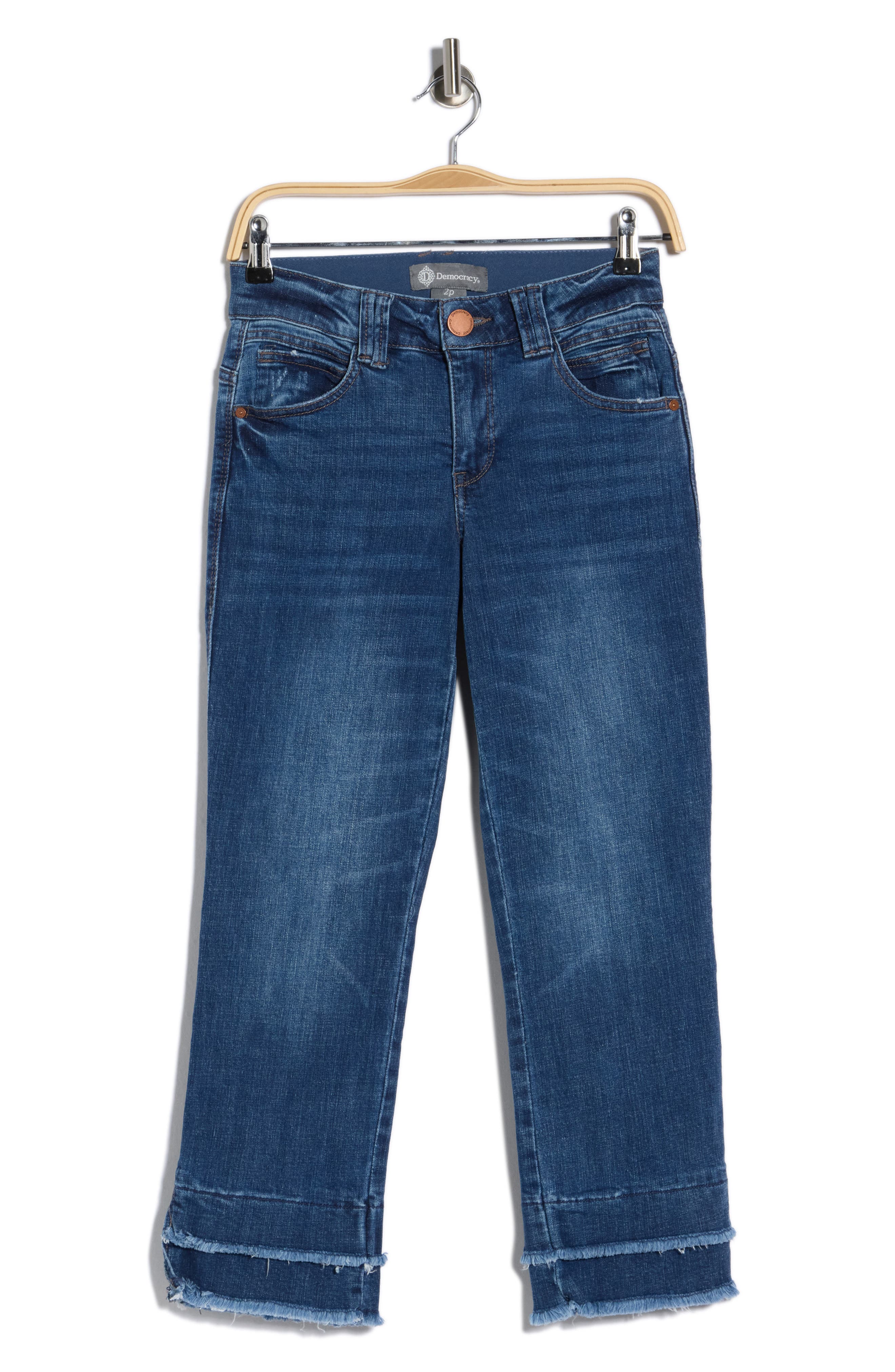 Democracy Double Layer Crop Jeans