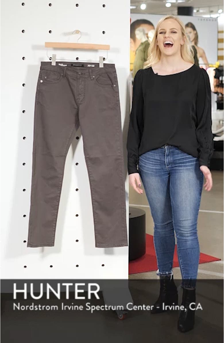 Liverpool Regent Relaxed Straight Leg Twill Pants, sales video thumbnail