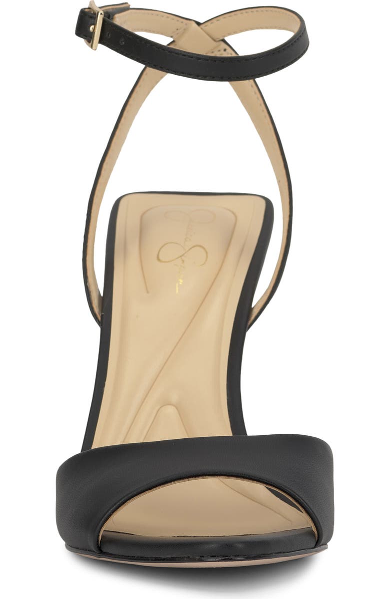 Jessica Simpson Davara Ankle Strap Pointed Toe Sandal, Alternate, color, Black