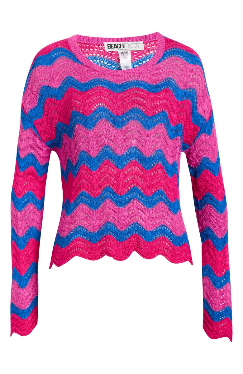 Beach Riot Beach Cover-Up Sweater, Alternate, color, 