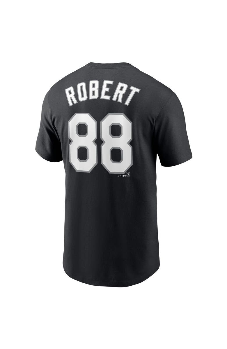 Nike Men's Nike Luis Robert Black Chicago White Sox Name & Number T-Shirt, Alternate, color, Black