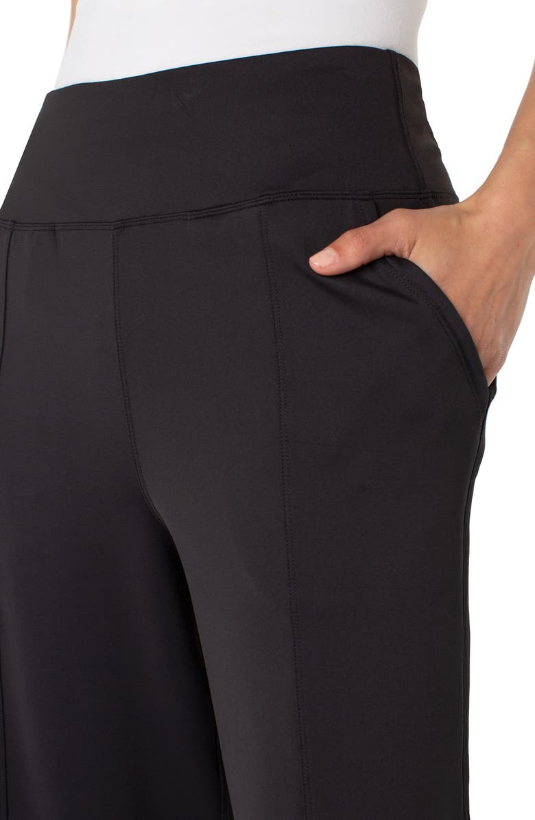 Liverpool Los Angeles Stretch Nylon Crop Wide Leg Pants, Alternate, color, 