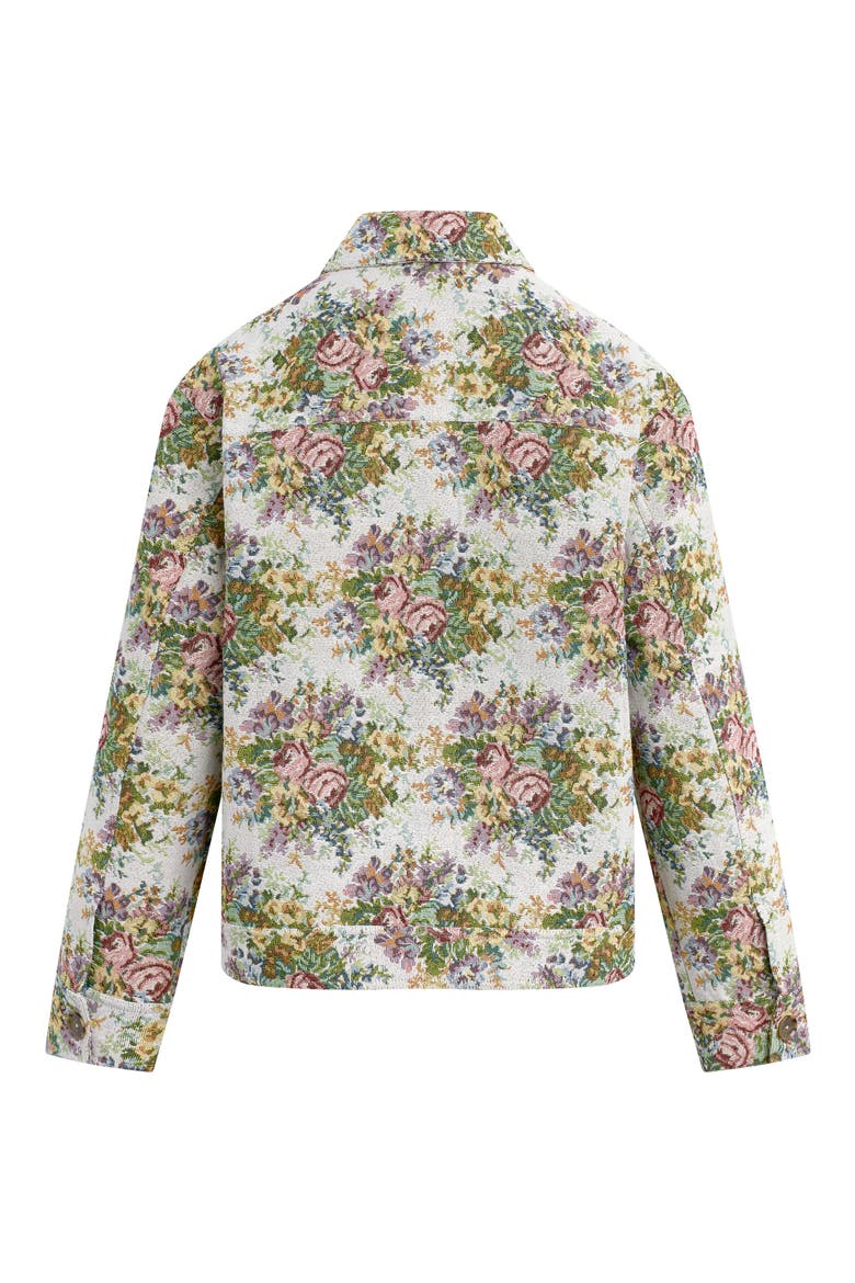 The Rinnie Floral Jacquard Jacket, Alternate, color, FLORAL JACQUARD
