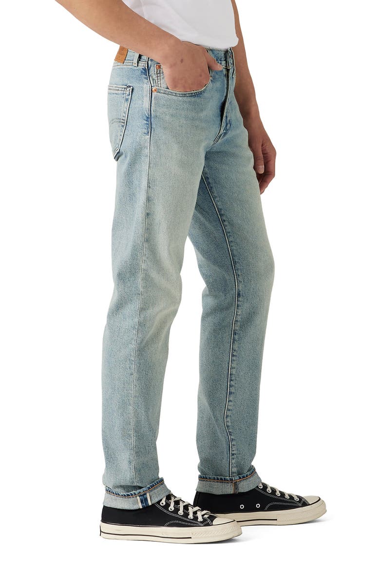511™ Slim Fit Stretch Selvedge Jeans, Alternate, color, GO WITH IT SELVEDGE