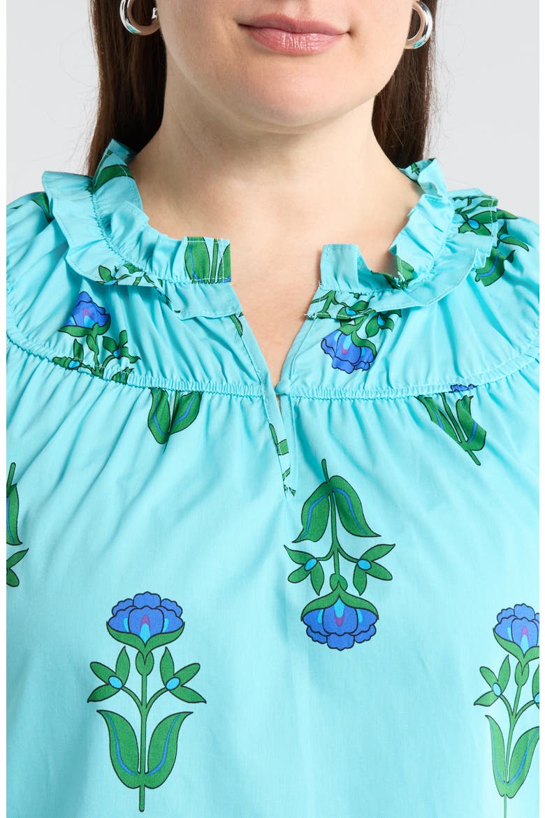 Romery Abstract Terie Top, Alternate, color, BLUES-GRNS-MUL