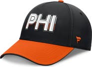 FANATICS Men's Fanatics Black/Orange Philadelphia Flyers Authentic Pro Rink Team Code Flex Hat