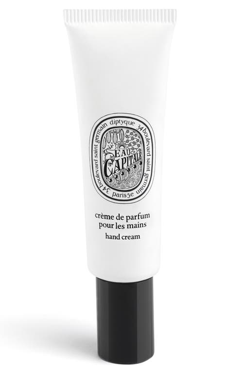 Diptyque Eau Capitale Perfumed Hand Cream In Transparent