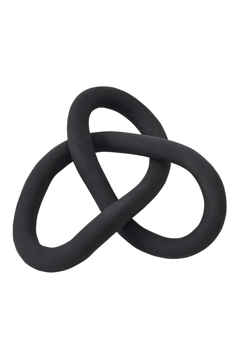 Binna Infiniti Knot Statue, Main, color, MATTE BLACK
