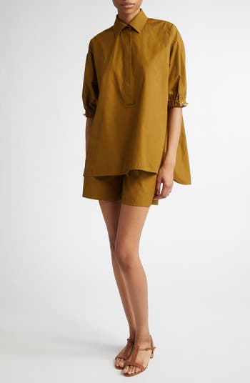 ショートパンツ MAX MARA HAWAY SHORTS IN COTTON POPLIN MAX MARA Haway cotton-poplin shorts | NET-A-PORTER
