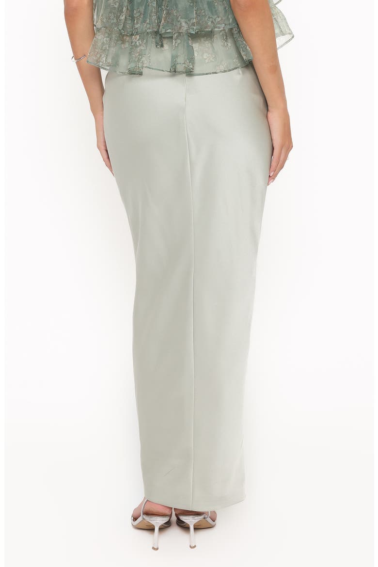 Viviana Fitted Column Skirt, Alternate, color, MINT GREEN