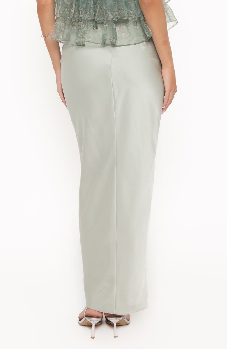 Petal & Pup Viviana Fitted Column Skirt, Alternate, color, Mint Green