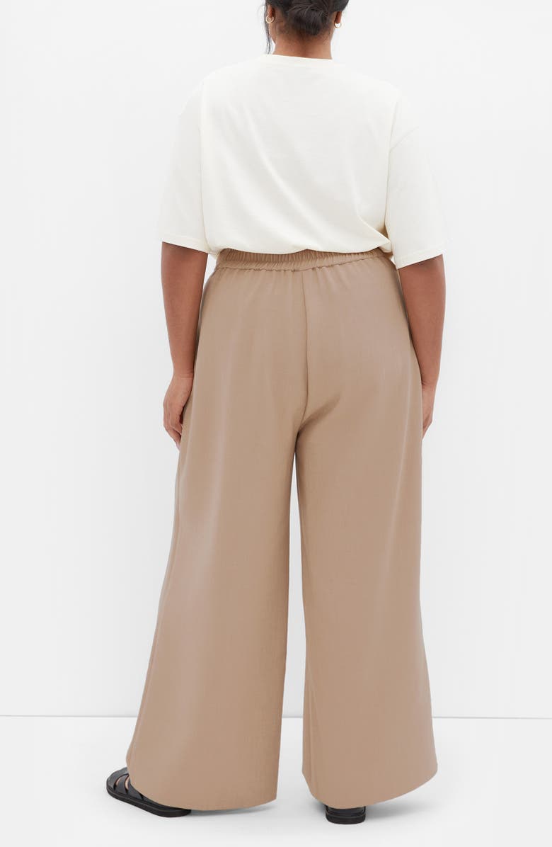 City Chic Tori Front Pleat Wide Leg Pants, Alternate, color,