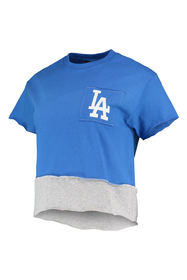 Women's Refried Apparel Royal Los Angeles Dodgers Cropped T-Shirt, Alternate, color, Royal