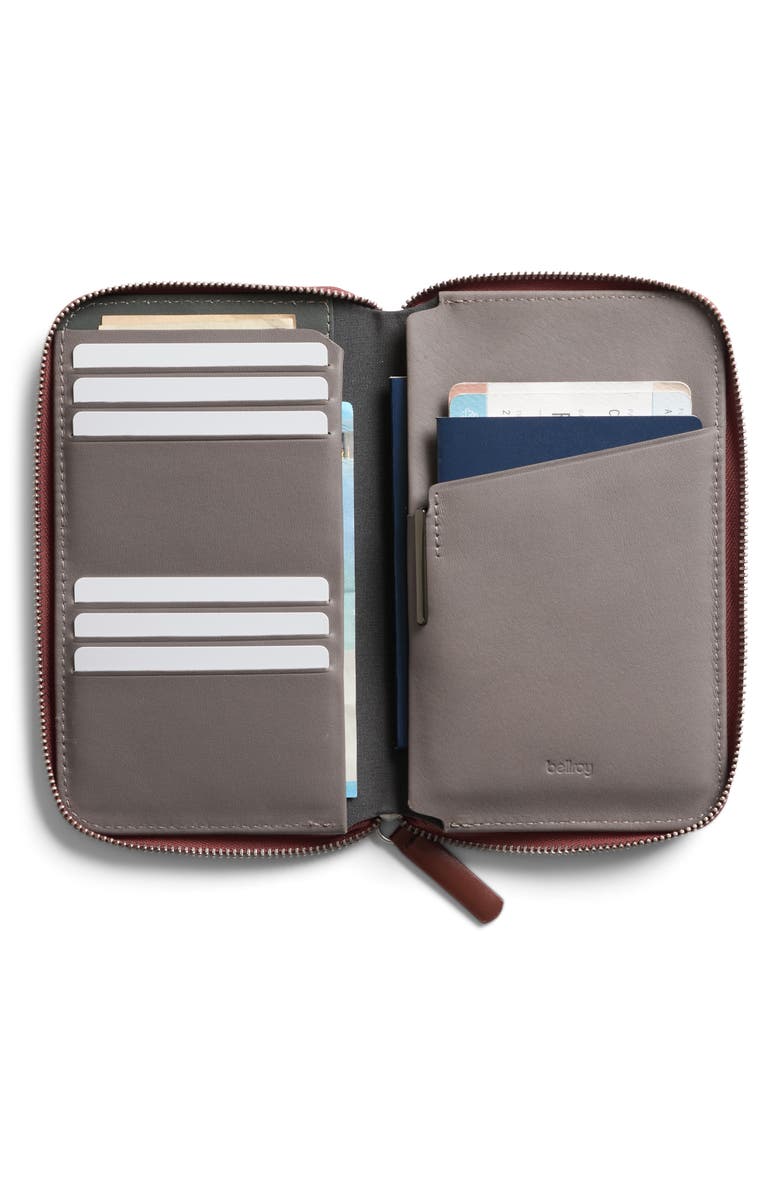 Bellroy Leather RFID Travel Folio, Alternate, color, Sienna