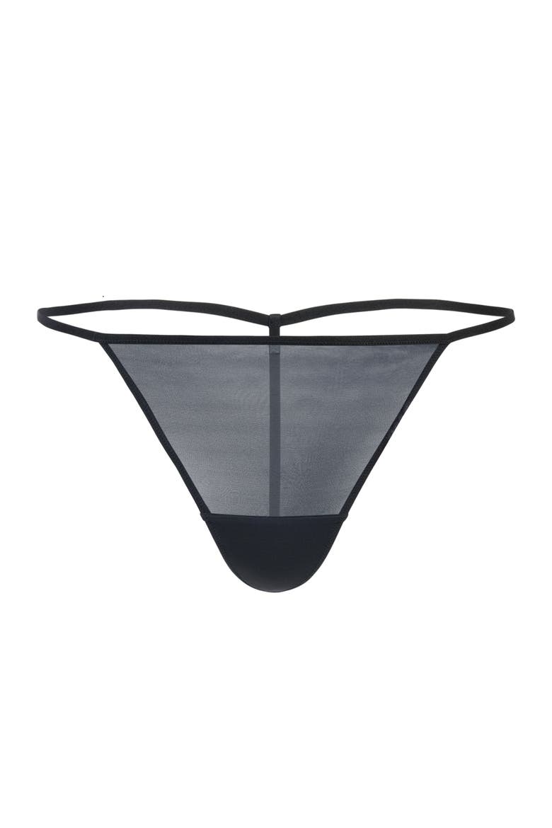 Eave G-String Panties, Main, color, Black