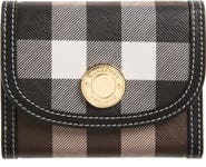 Burberry Lancaster Check Canvas Trifold Wallet