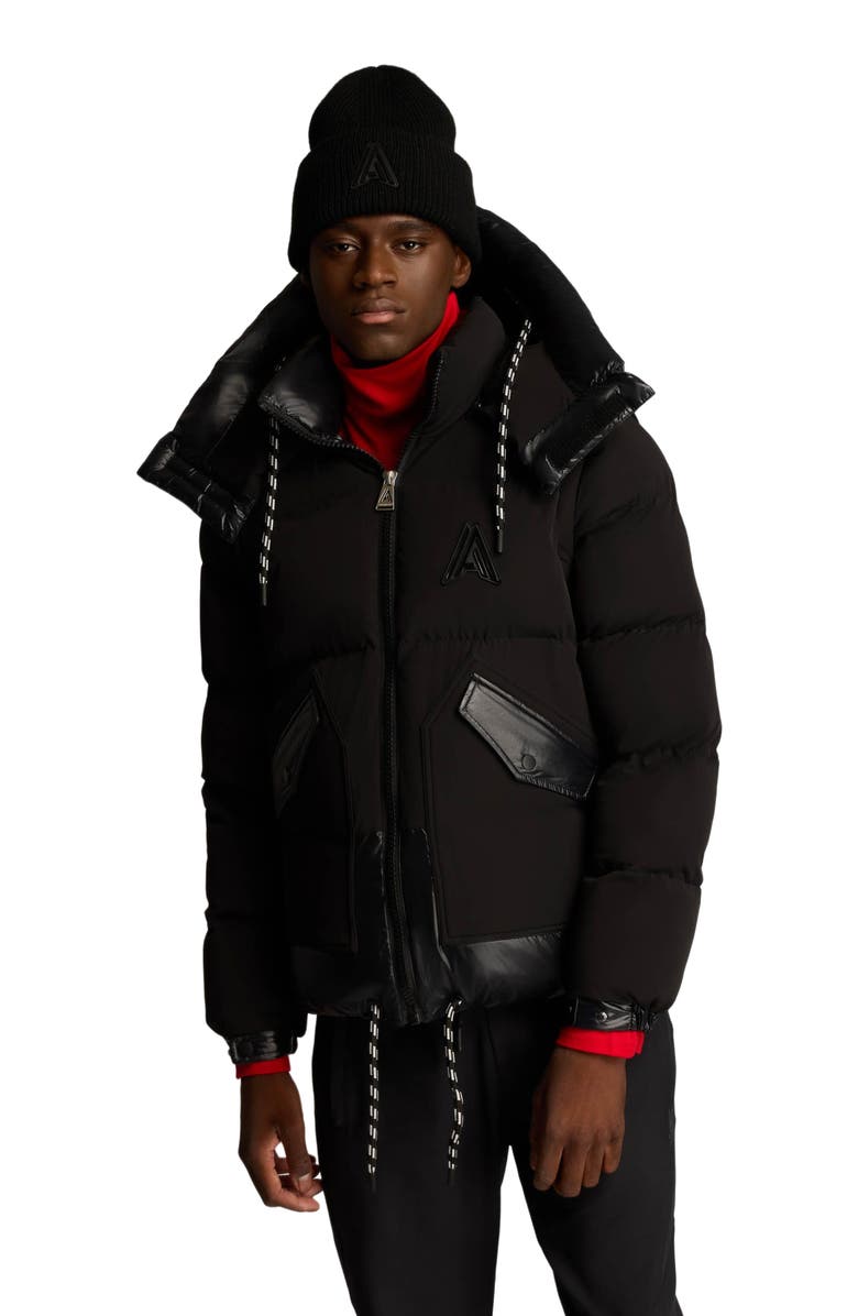 Alpenhaus Megeve Unisex 2-In-1 Relaxed Fit Puffer, Main, color, Black