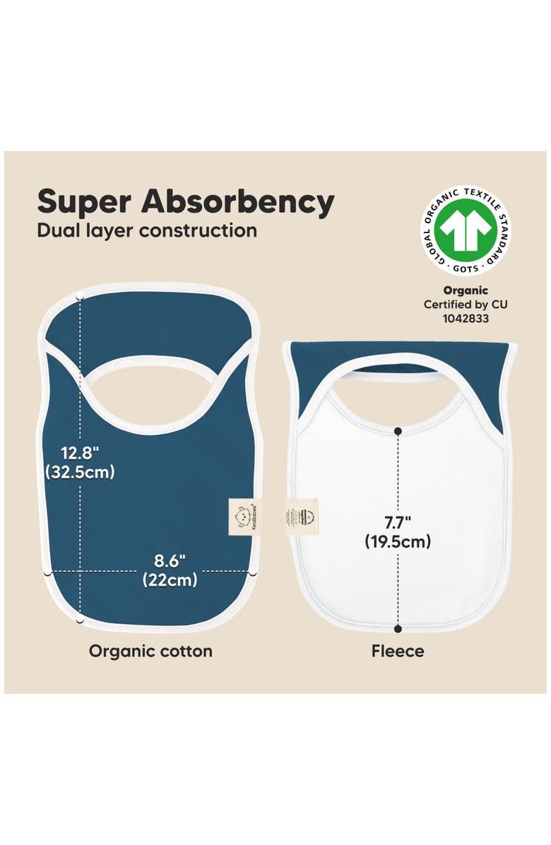 KeaBabies 8-Pack Hallo Drool Bibs, Alternate, color, Crossroads