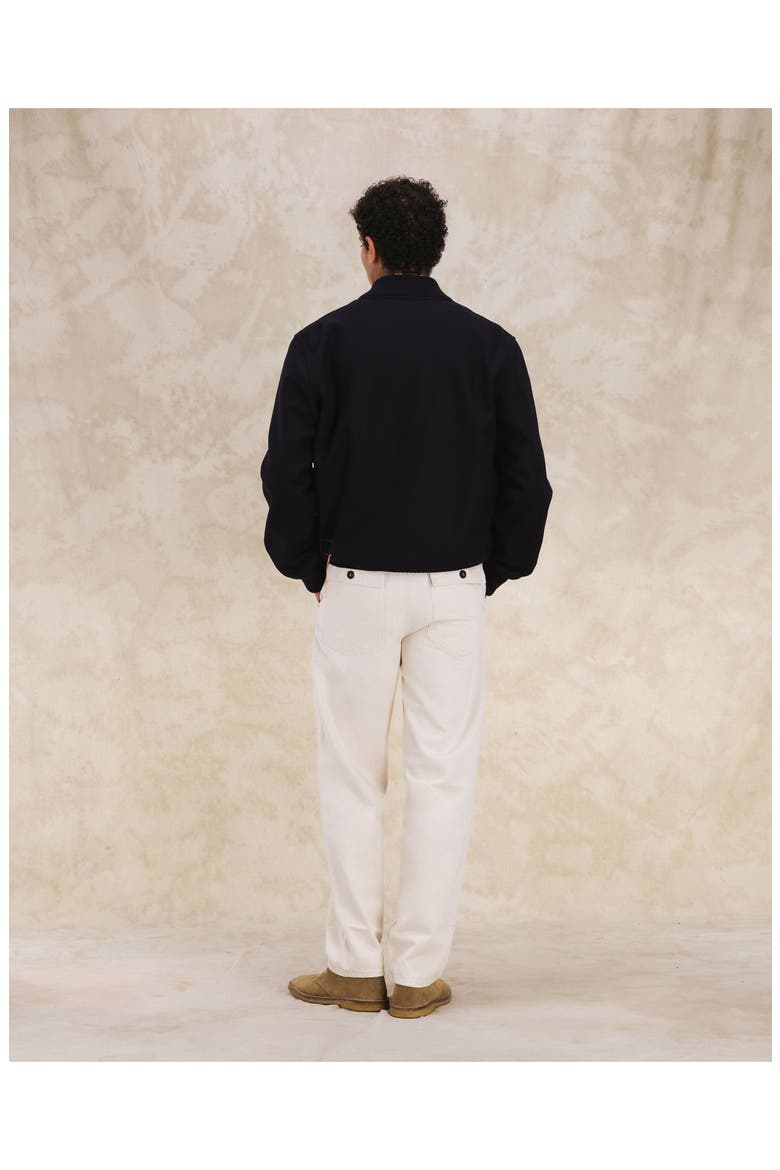 Cruiser Wool Bomber Jacket, Alternate, color, Blue