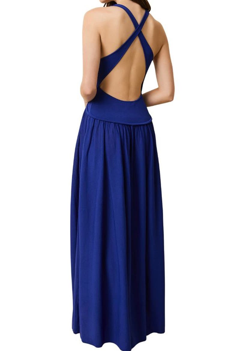 The Maggie Crossback Maxi Dress, Alternate, color, TWILIGHT