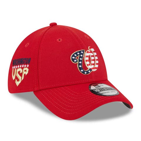 Men's New Era  Red Washington Nationals 2023 Fourth of July 39THIRTY Flex Fit Hat