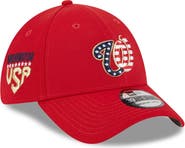 New Era Men's New Era  Red Washington Nationals 2023 Fourth of July 39THIRTY Flex Fit Hat