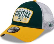 New Era Men's New Era Green Oakland Athletics Two-Tone Patch 9FORTY Snapback Hat