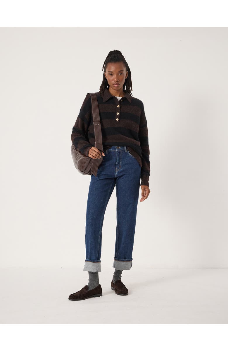 Hush Agnes 2.0 Turn Up Jeans, Alternate, color, Vintage Blue Wash