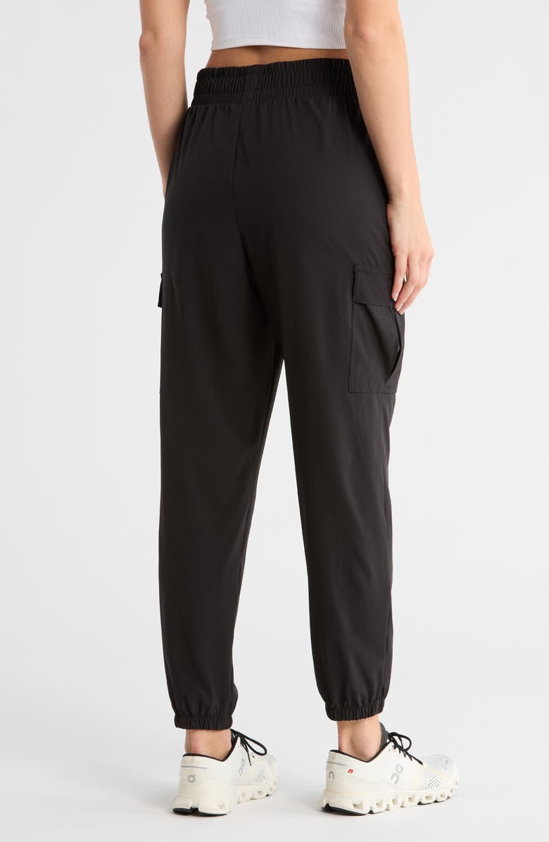 APANA Villa Cargo Joggers, Alternate, color, Rich Black