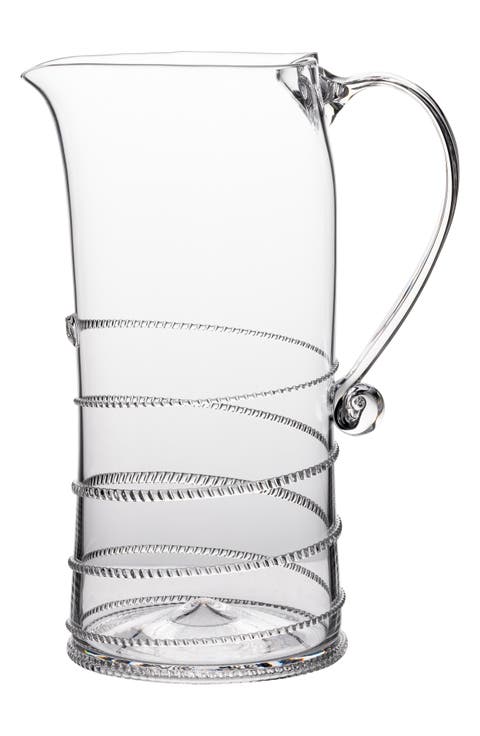 Amalia Tall Glass Pitcher