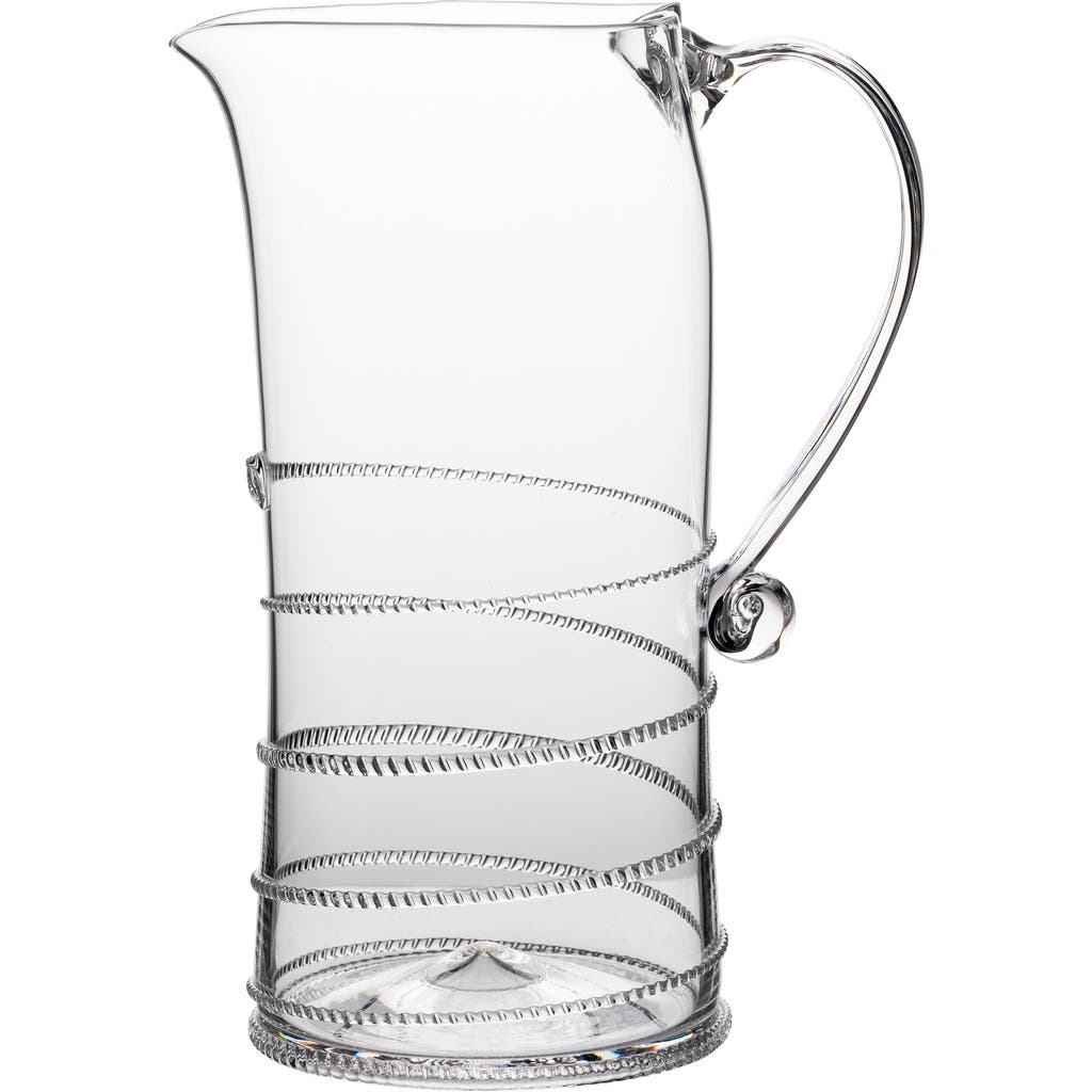 Juliska Amalia Tall Glass Pitcher
