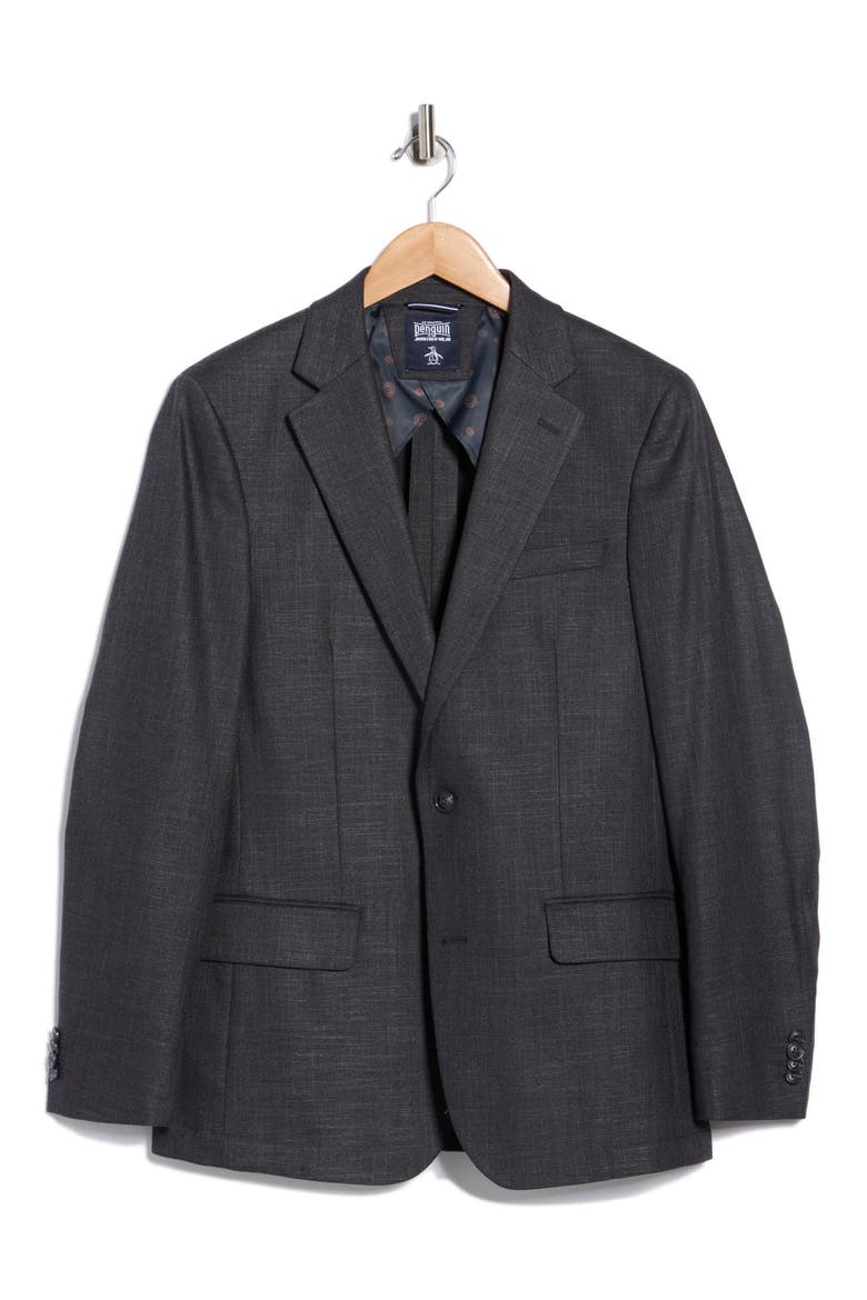 Notch Lapel Blazer, Alternate, color, GREY