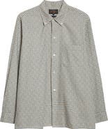 BEAMS Plaid Dobby Button-Down Shirt
