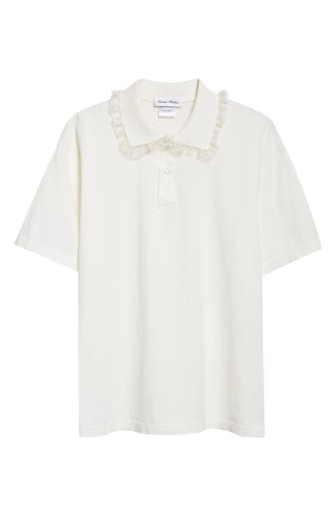 Gender Inclusive Cletus Lace Trim Polo