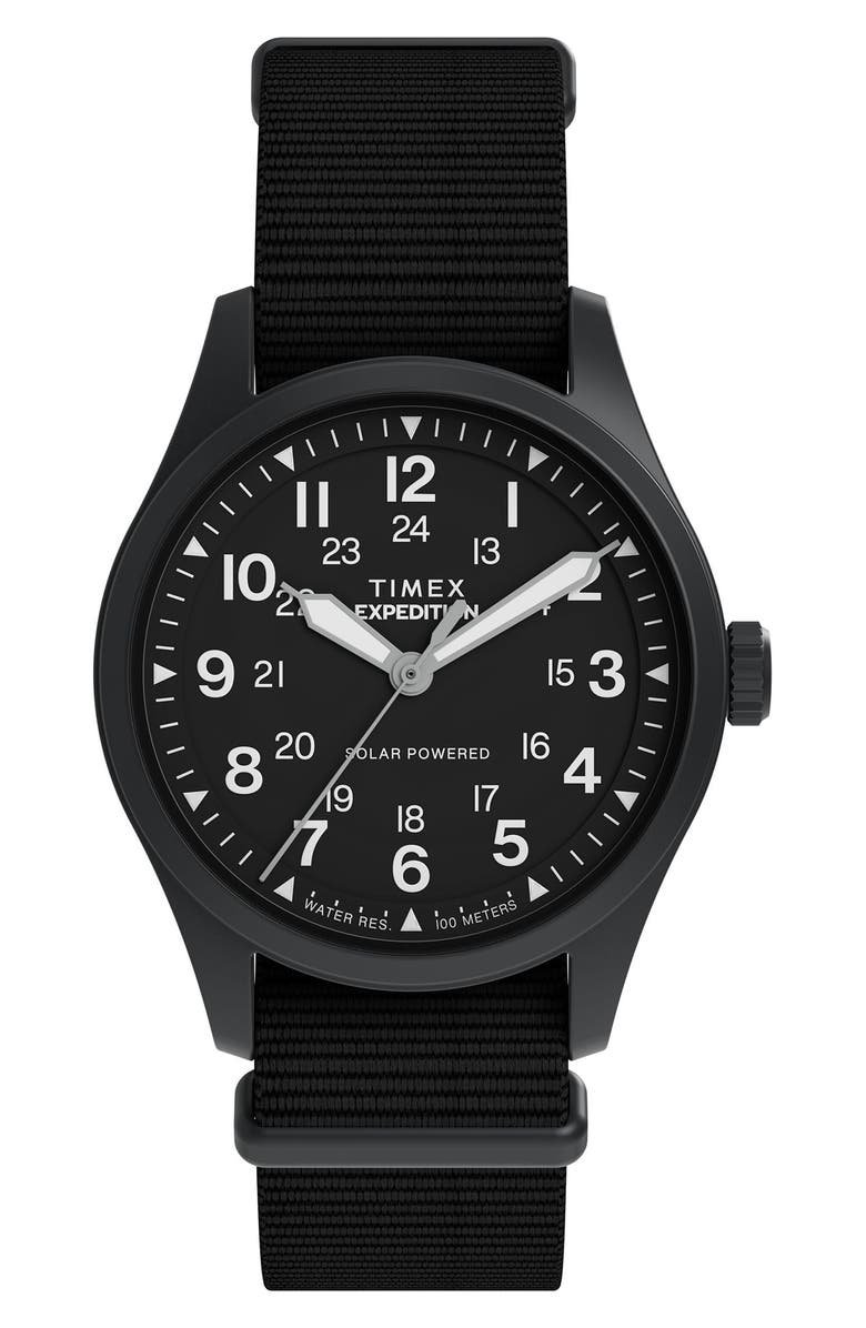 Timex<sup>®</sup> Expedition<sup>®</sup> North Field Post Solar Webbing Strap Watch, Main, color,