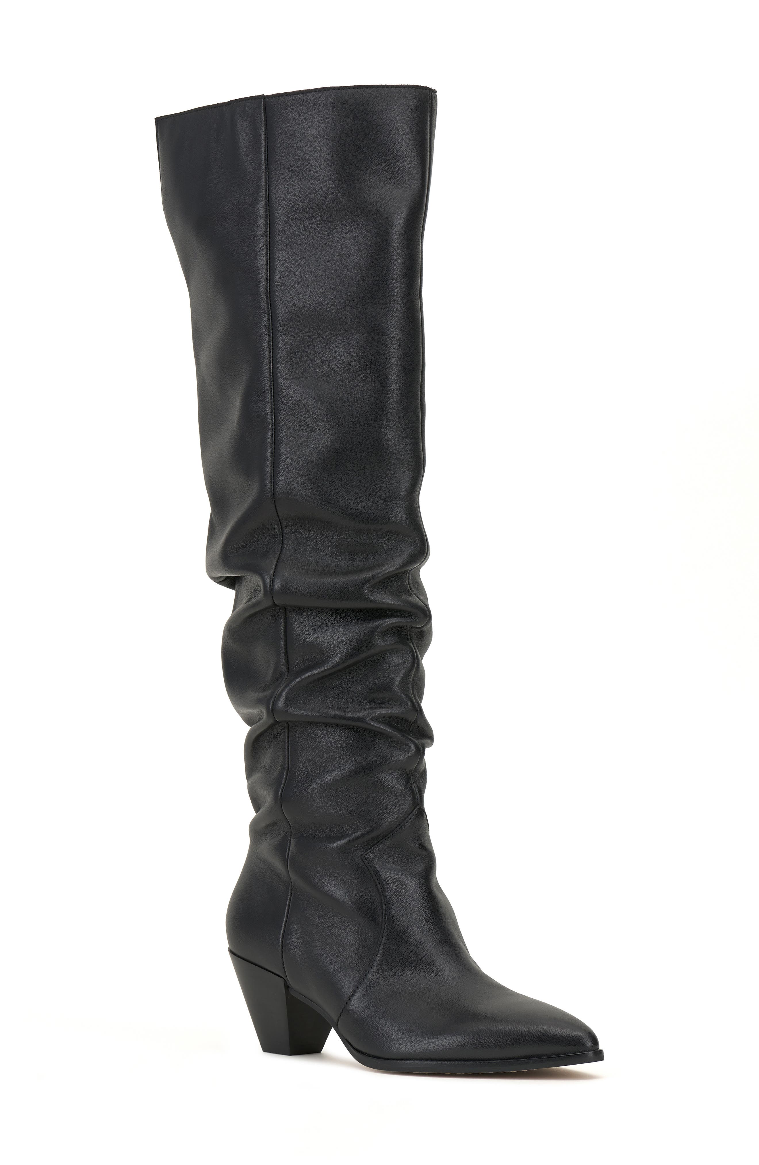 Vince Camuto Sewinny Ruched Knee High Boot, Main, color, 