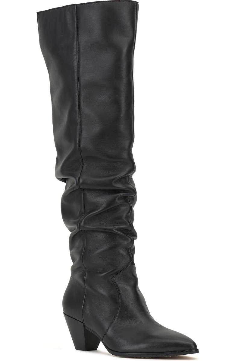 Vince Camuto Sewinny Ruched Knee High Boot, Main, color,