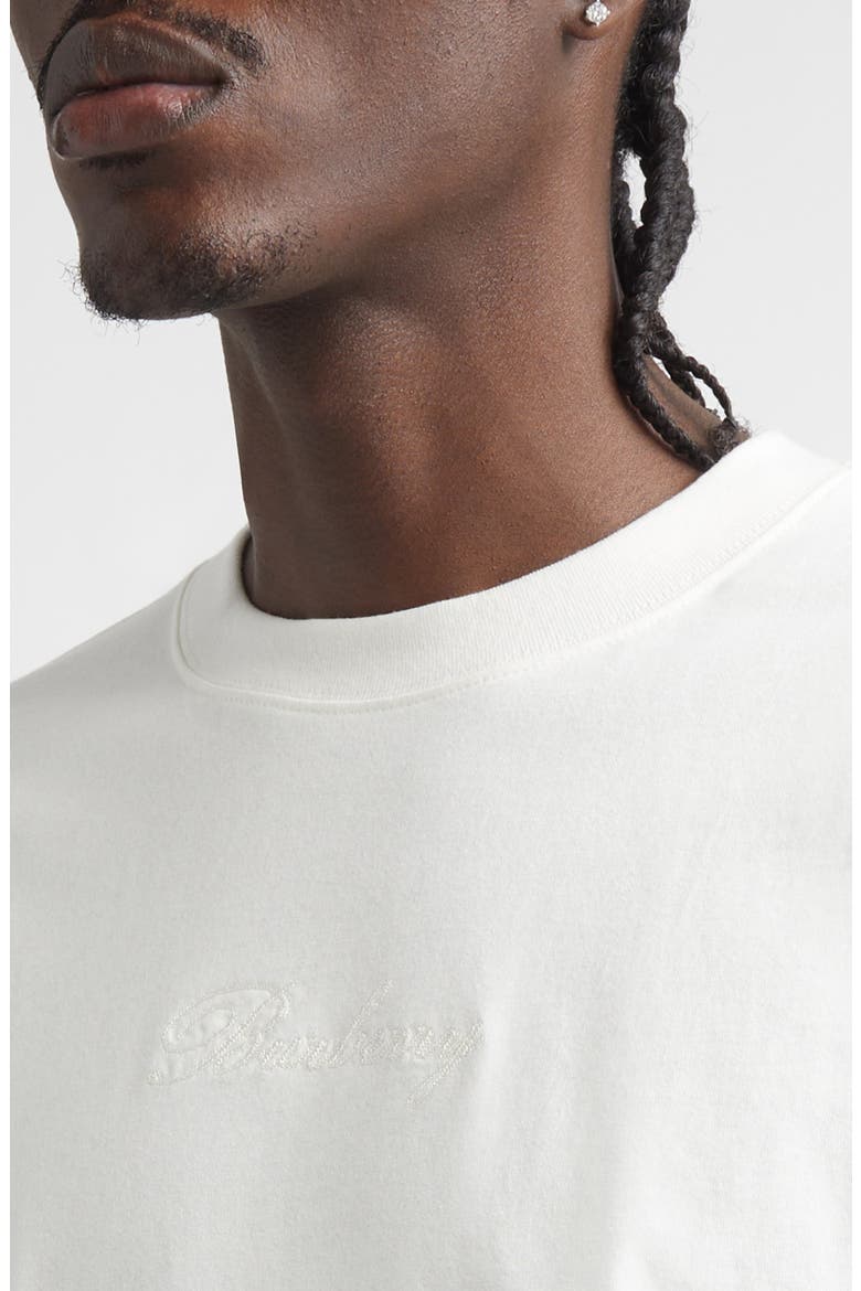 Ryan Chain Stitch Logo T-Shirt, Alternate, color, CHALK