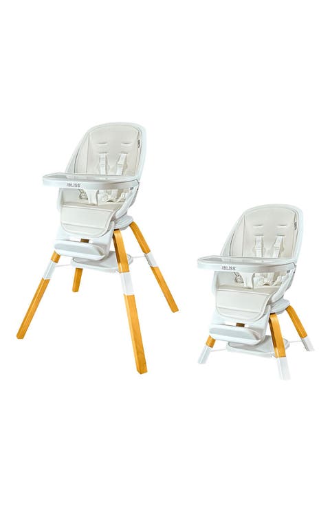 TrüBliss™ 2-in-1 Turn-A-Tot High Chair with 360° Swivel