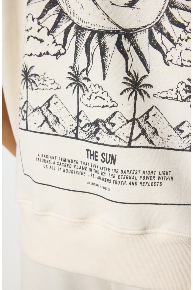 Power of Sun Full Zip Hoodie, Alternate, color, VINTAGE WHITE