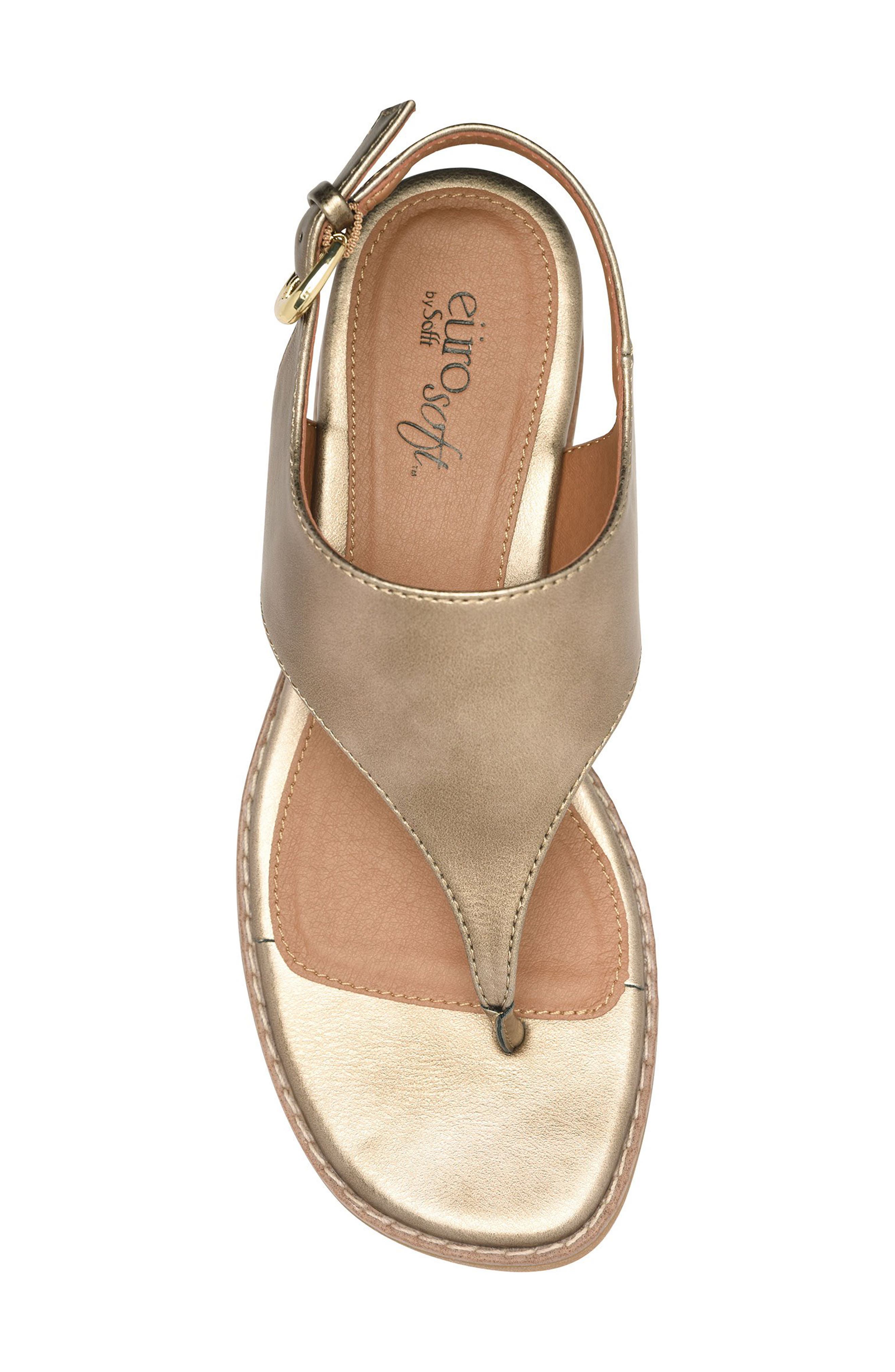 Macrae Slingback Wedge Sandal, Alternate, color, BRONZE