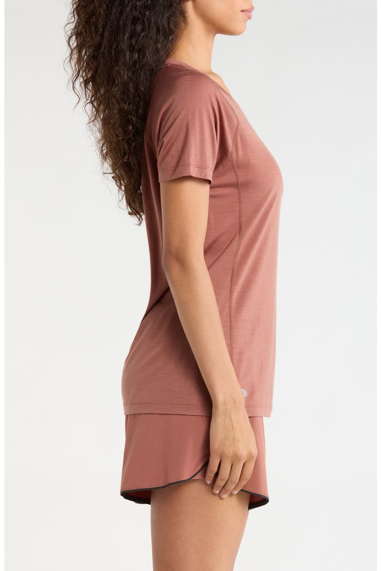 Active Ultralite Crewneck T-Shirt, Alternate, color, MOCHA