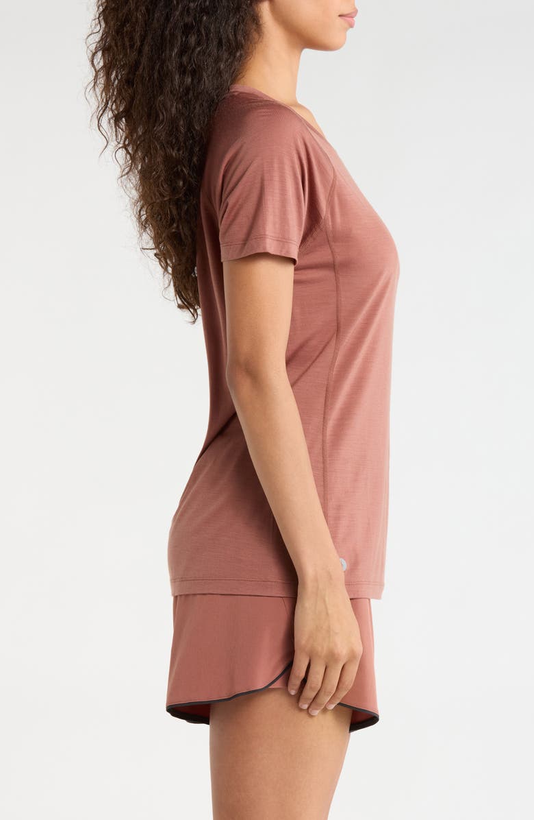 Smartwool Active Ultralite Crewneck T-Shirt, Alternate, color, Mocha