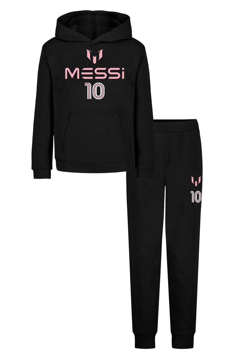 Messi Kids' Messi Hoodie & Joggers Set, Alternate, color, Stretch Limo