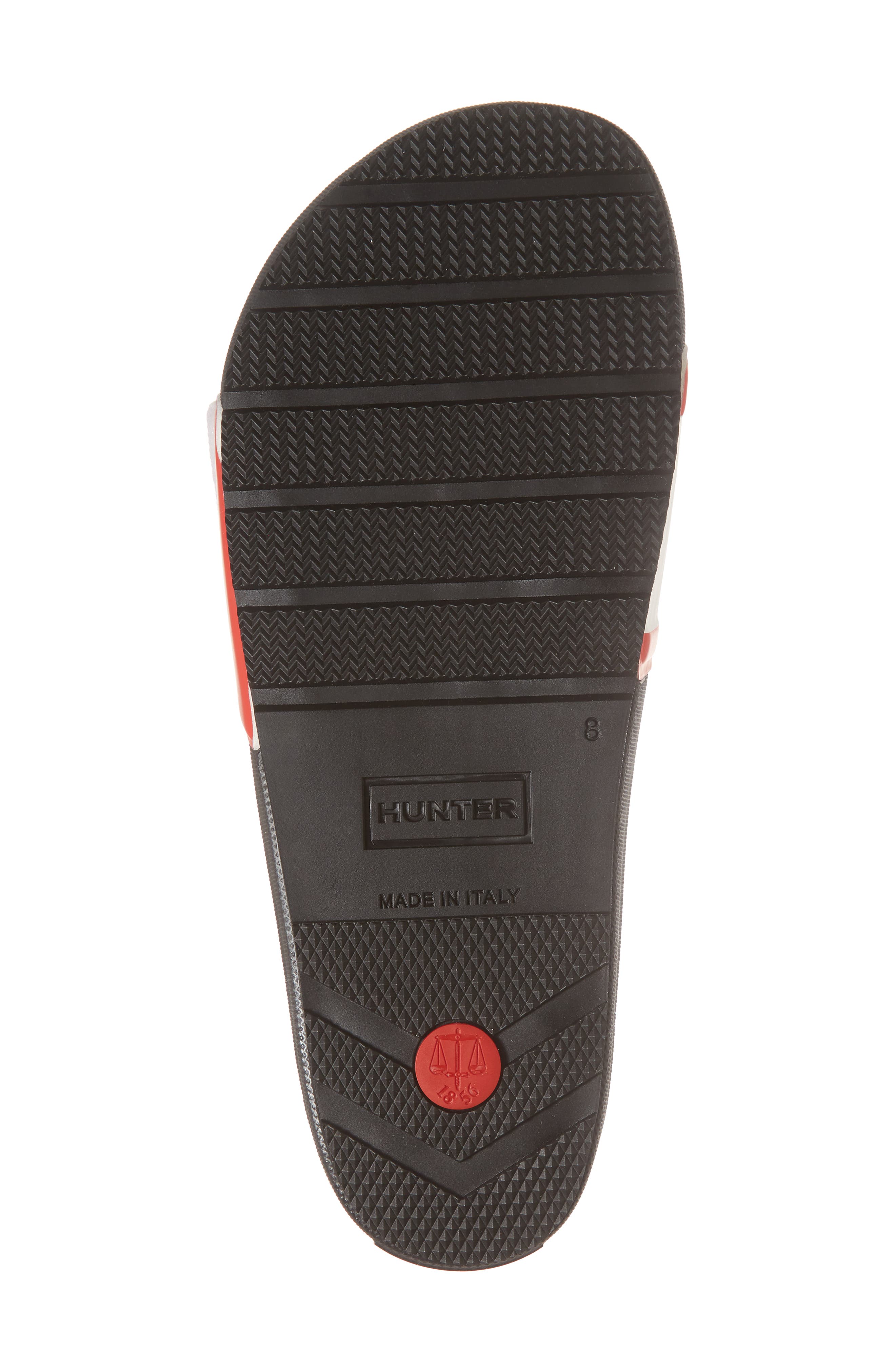 Hunter Original Adjustable Logo Slide Sandal, Alternate, color, 