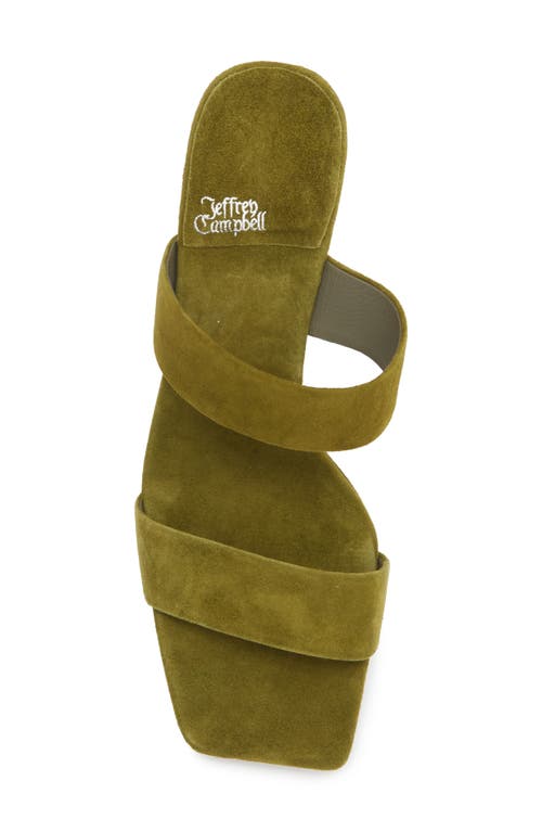 Jeffrey Campbell Danity Platform Slide Sandal In Brown