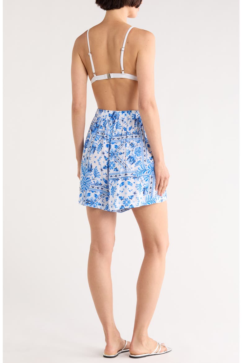 Reagan Relaxed Pull-On Shorts, Alternate, color, COBALT