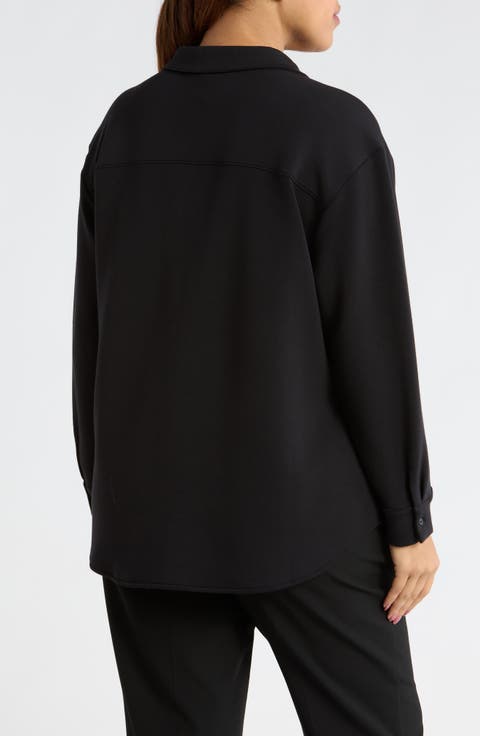 Oversize Button-Up Shirt (Regular & Plus)