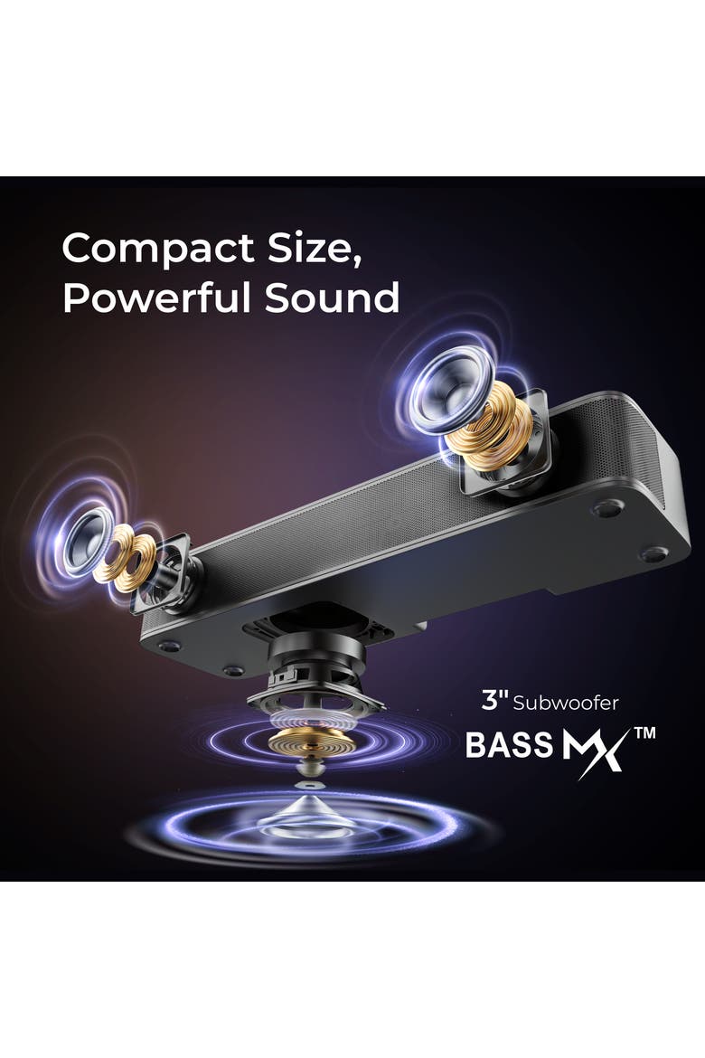 Poseidon M20 2.1ch Sound Bar, Alternate, color, Black