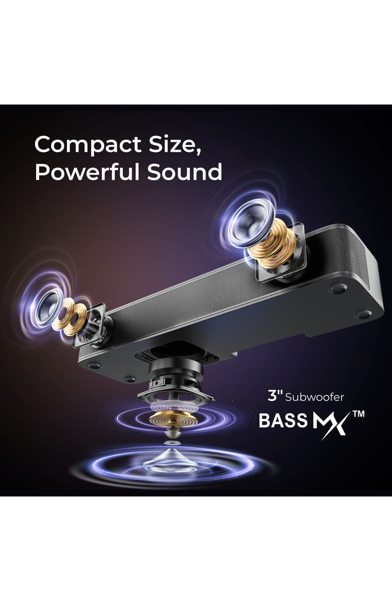 Ultimea Poseidon M20 2.1ch Sound Bar, Alternate, color, Black